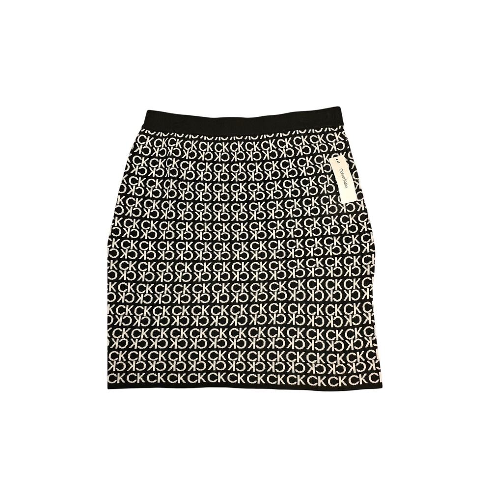 NWT Calvin Klein logo all over‎ size women's XL skirt